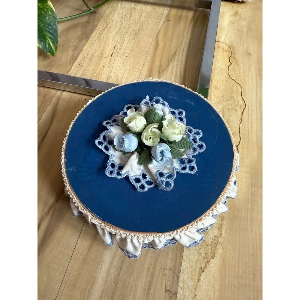 Vintage 1983 Floral Decorative Box – Our Own Import Taiwan